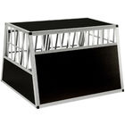 Dog Cage Kennel Large Extra Large Aluminum Metal Pets Kennel Car Transport Crate  ZX104B
