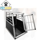 Aluminum Lockable Pets Dog Cat Travel Carrier Cage 55x77x69.5cm