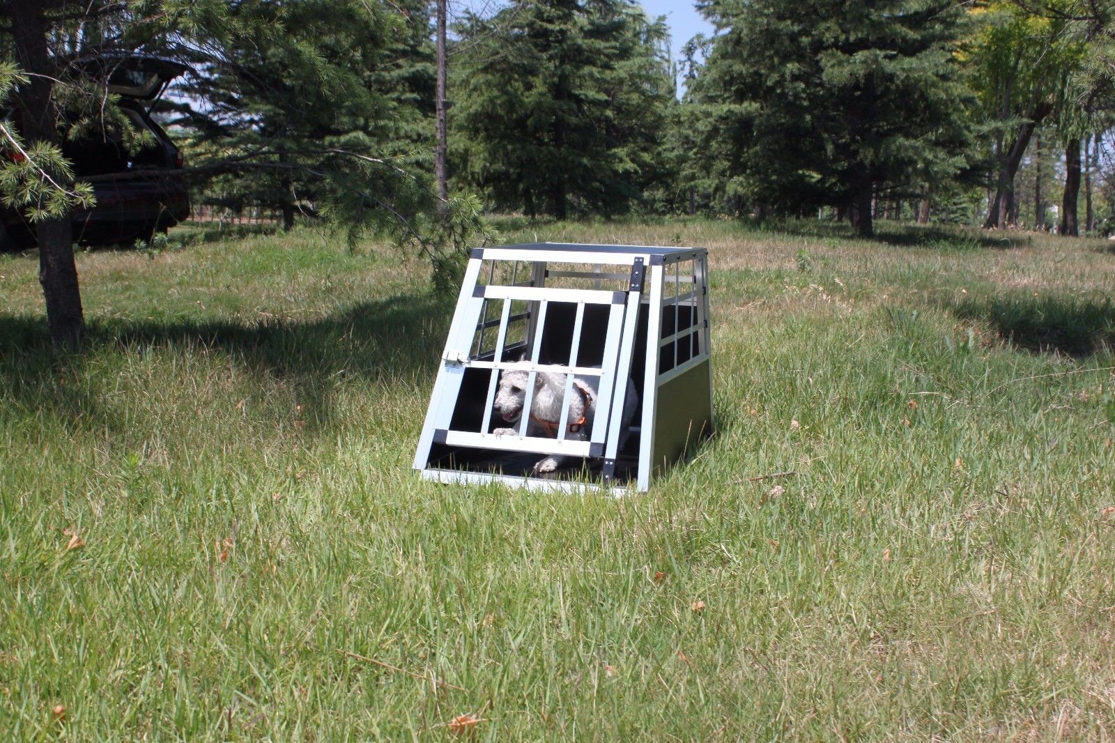 Aluminium Transport Dog Cage
