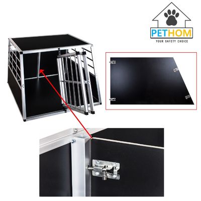 XXL Dog Cage Transport Partition Box Crate Dog Carrier 2 Door Puppy Training ZX104A2