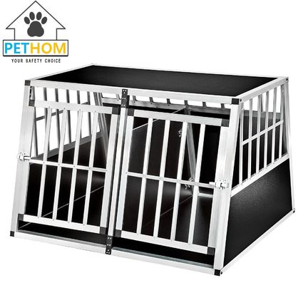 XXL Dog Cage Transport Partition Box Crate Dog Carrier 2 Door Puppy Training ZX104A2