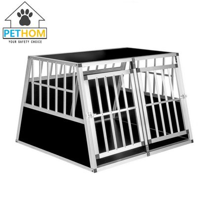 XXL Dog Cage Transport Partition Box Crate Dog Carrier 2 Door Puppy Training ZX104B1