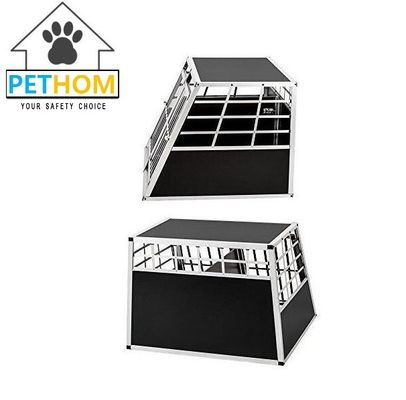 XXL Dog Cage Transport Partition Box Crate Dog Carrier 2 Door Puppy Training ZX104A2