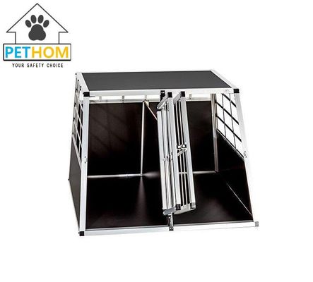 XXL Dog Cage Transport Partition Box Crate Dog Carrier 2 Door Puppy Training ZX104A2