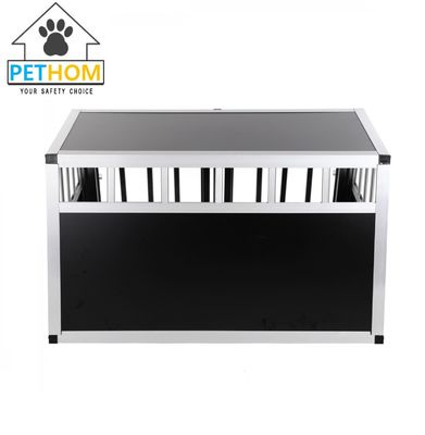 Large Dog Crate Sturdy Cage Car Transport Double Carrier Partition Wall Safe ZX896B1