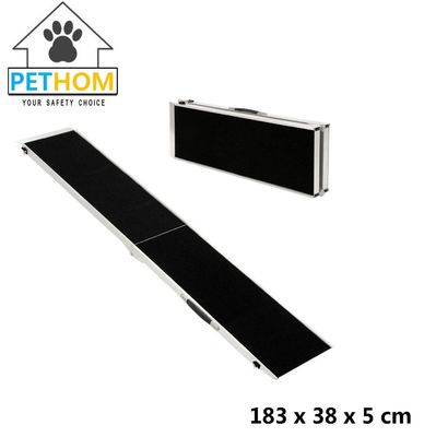 Folding Pet Ramp 183x38cm Ladder Travel Portable Aluminum ladder ZX183A