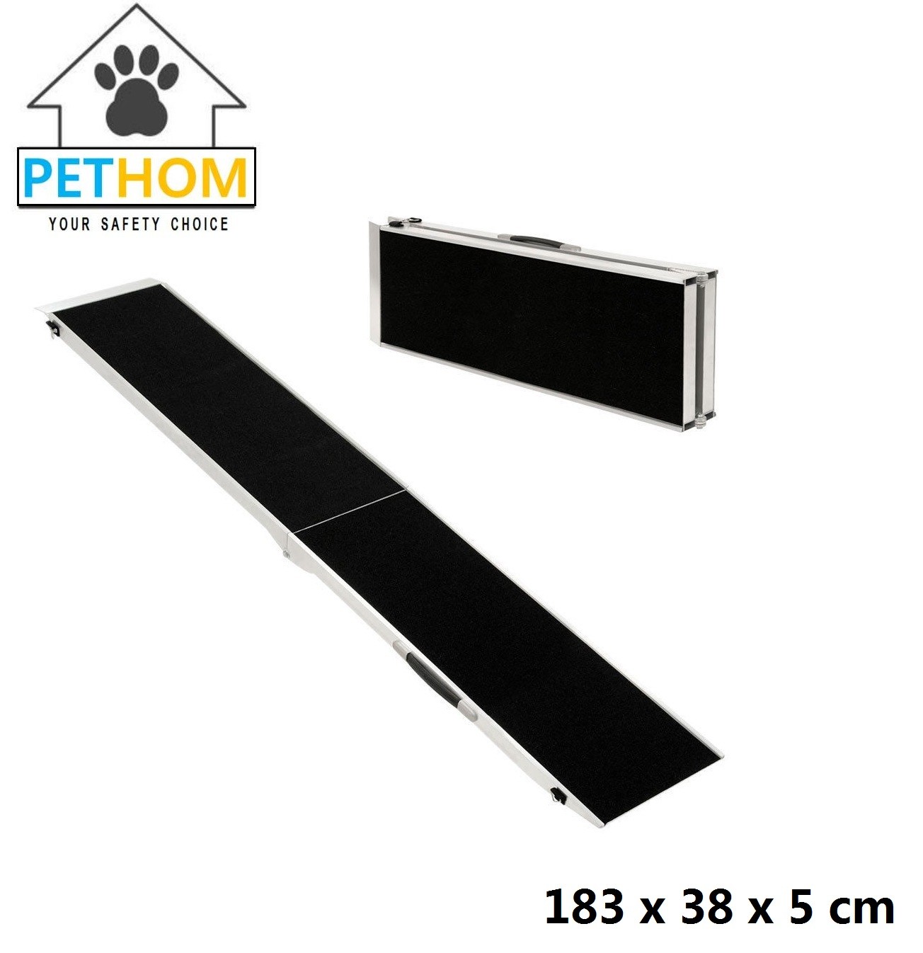 Folding Pet Ramp 183x38cm Ladder Travel Portable Aluminum ladder ZX183A